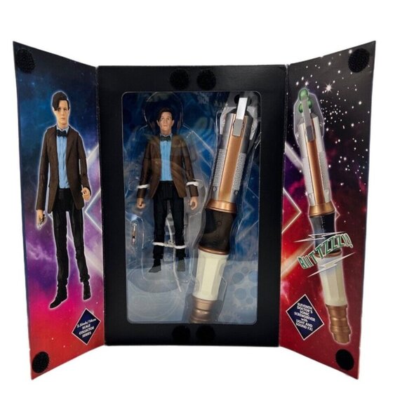 Dr Who The Eleventh Doctor & Electronic Screwdriver 5.5" action figure NEW! - Picture 3 of 5